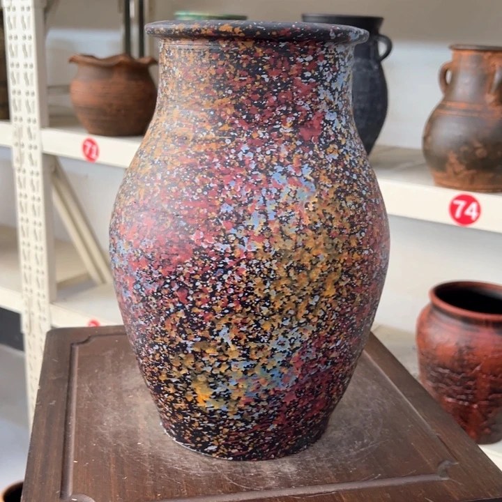 14.9-1高27口12雨花石小鼓