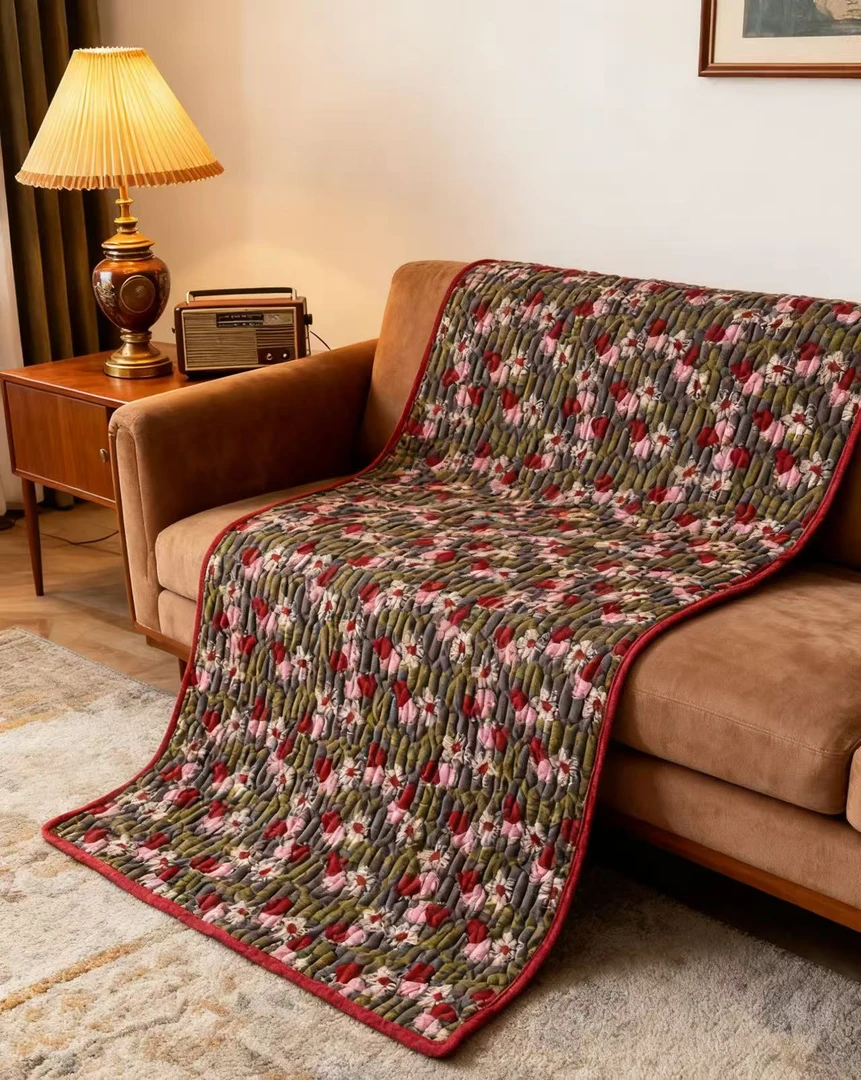 90 *220沙发巾双面四季款家用沙发垫牛奶绒床盖沙发多功能垫