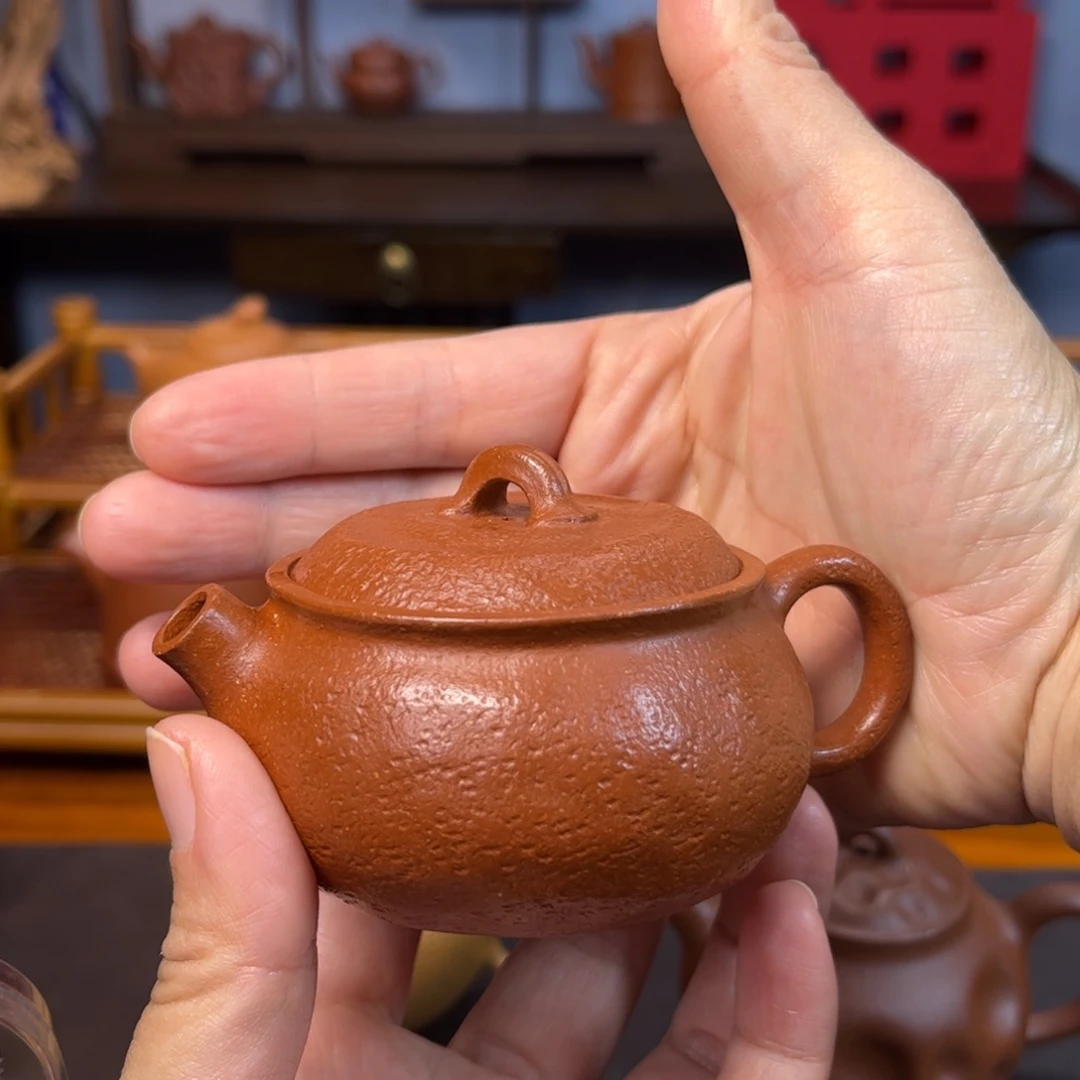 『***下茶壶紫砂宜兴紫砂壶半手工制作