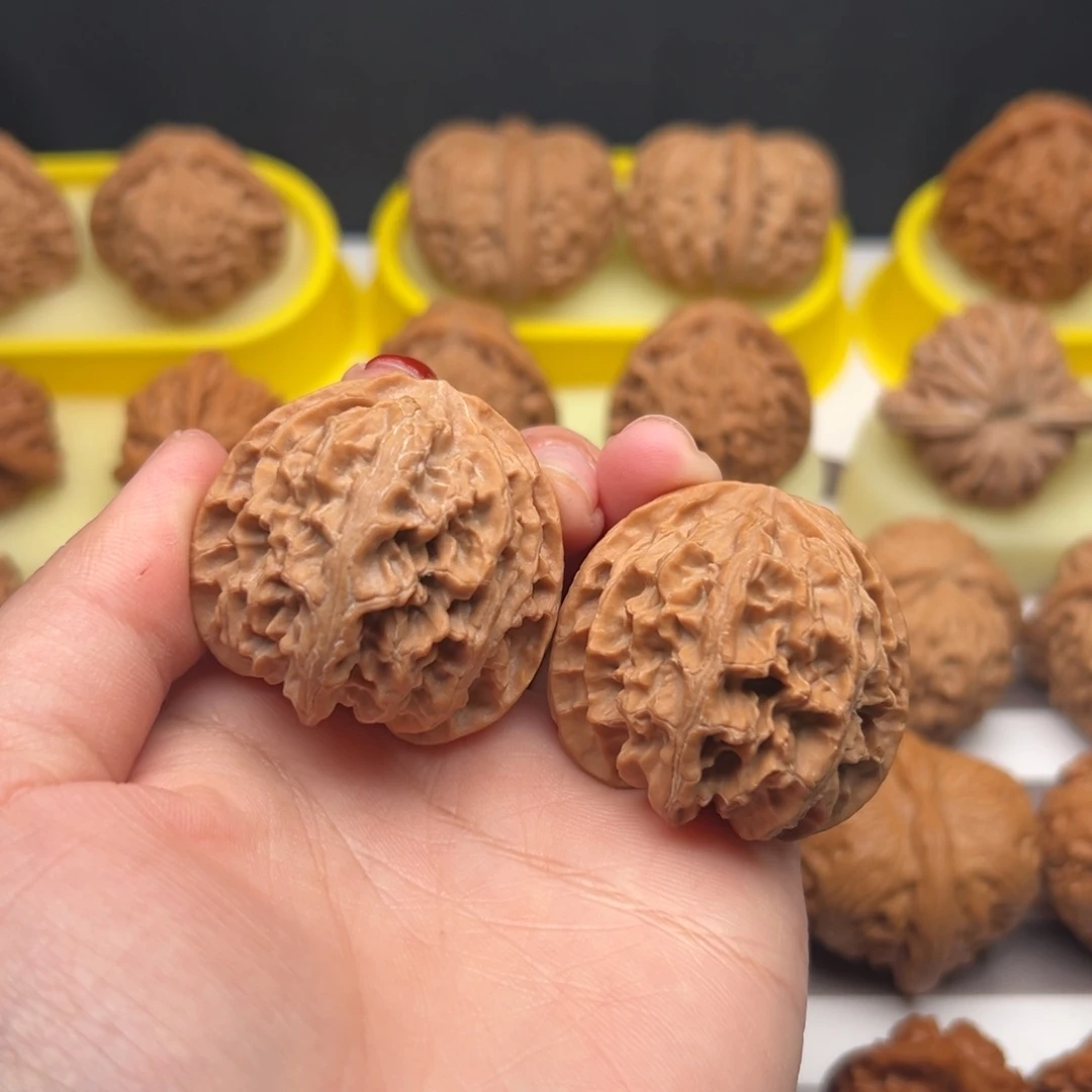 把件文玩核桃40全品苹果园