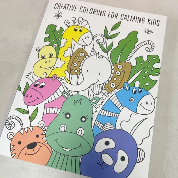 欧美单 外贸出 精美涂色本 一组两本