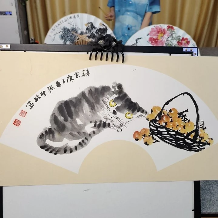 国画张圣敏老师纯手绘作品