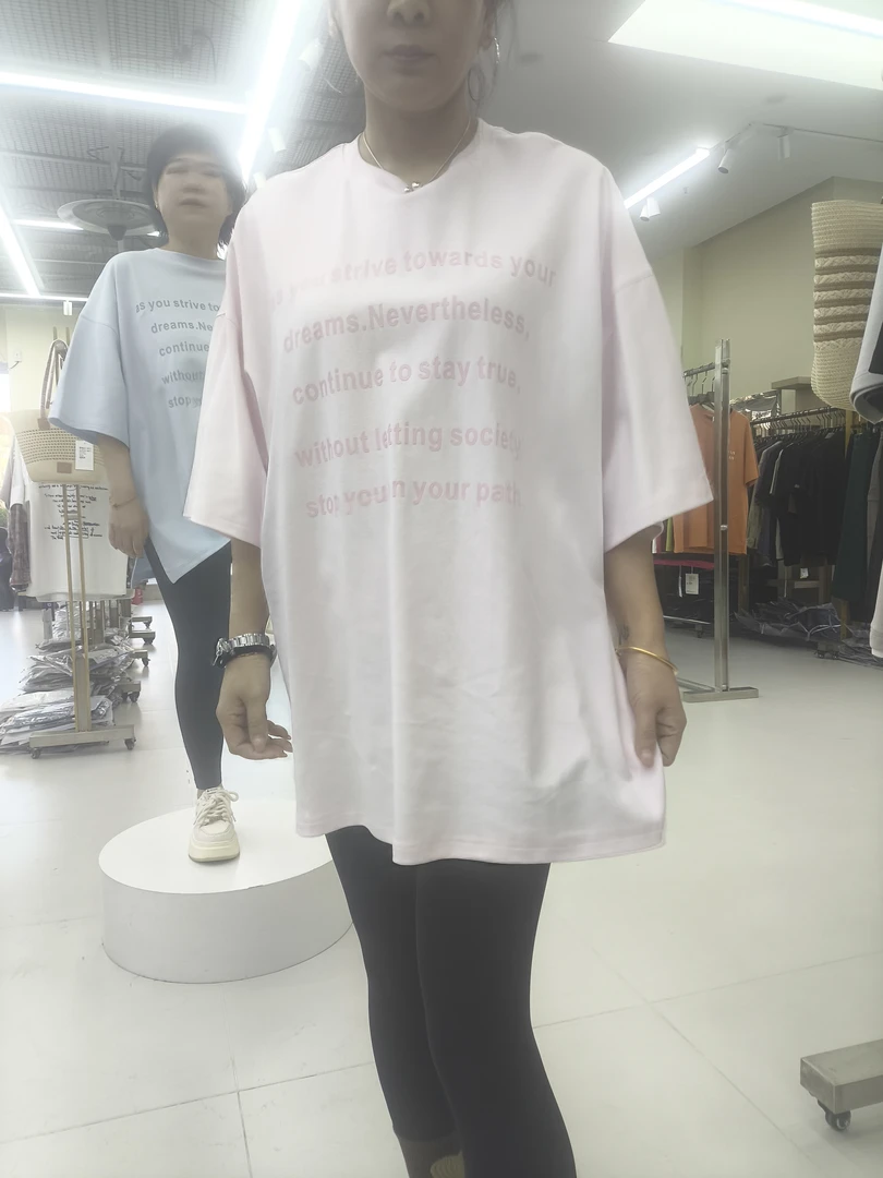 25114  糖果色大版T恤