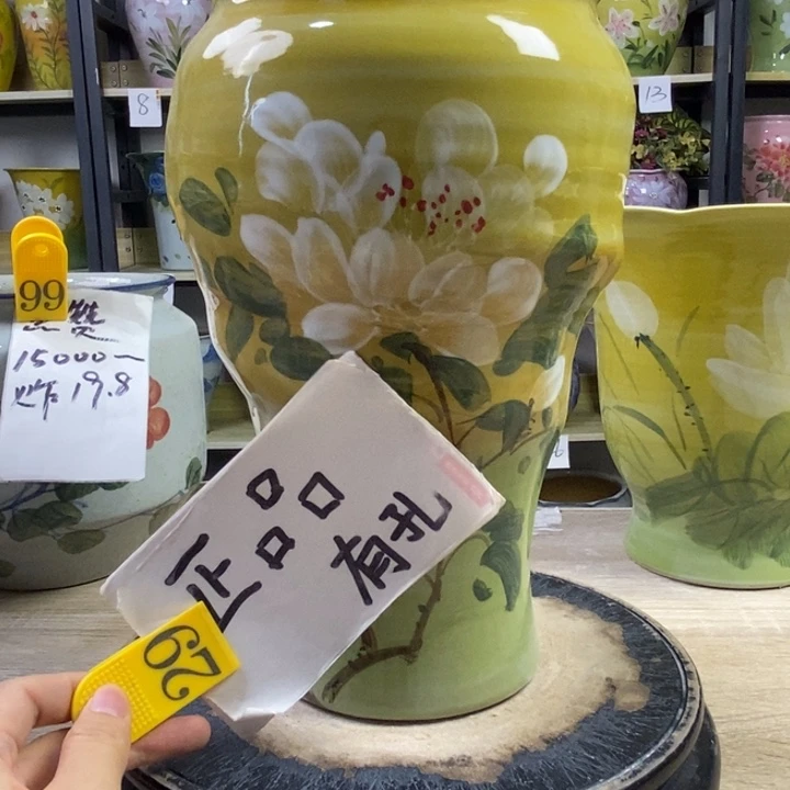景德镇高温陶瓷花盆
