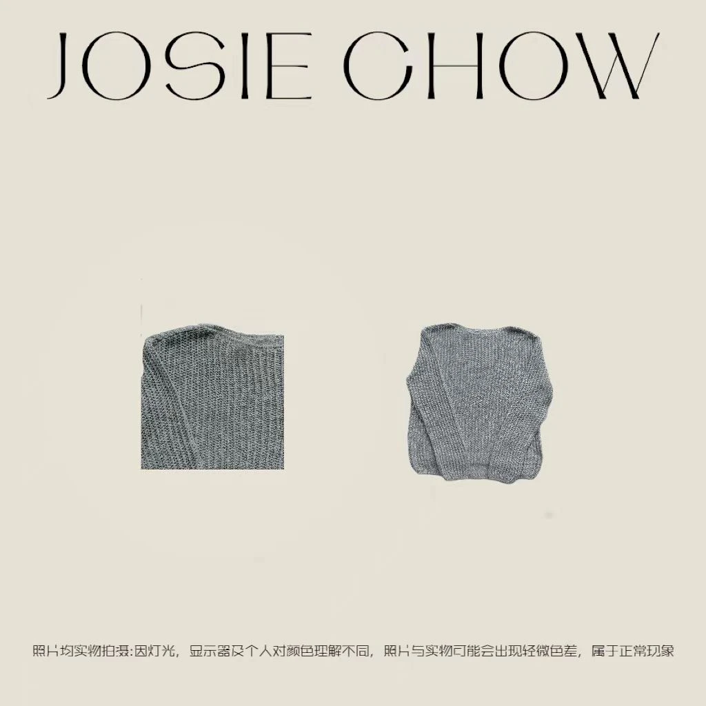 JOSIE CHOW【灰色】秋夏款女装尼龙长袖T。JC602310