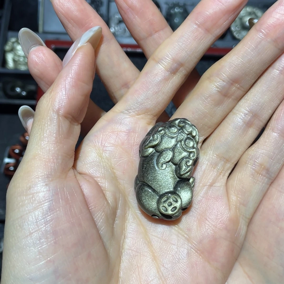 【闪购商品】未镶嵌黑曜岩吊坠(不含链)用****7