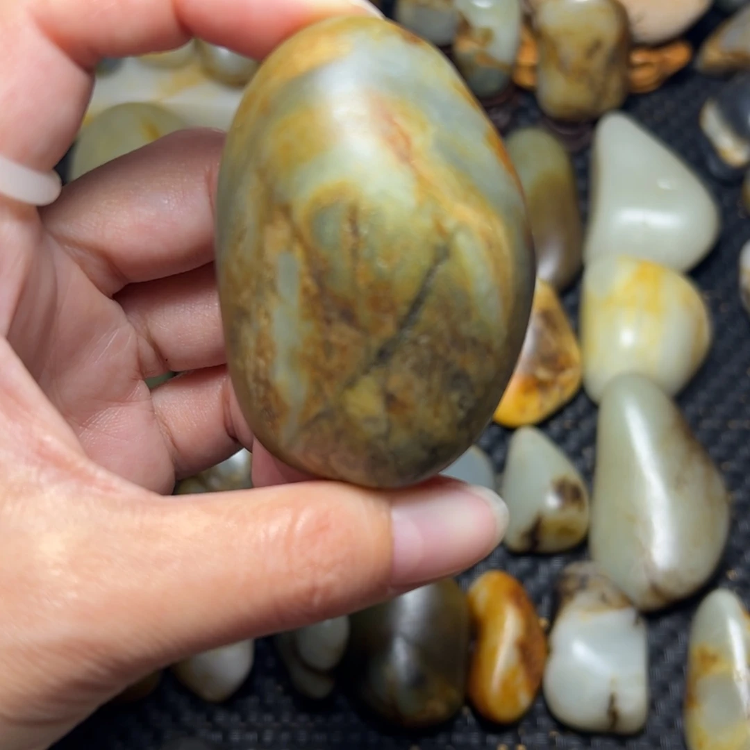 和田玉未镶嵌挂件20