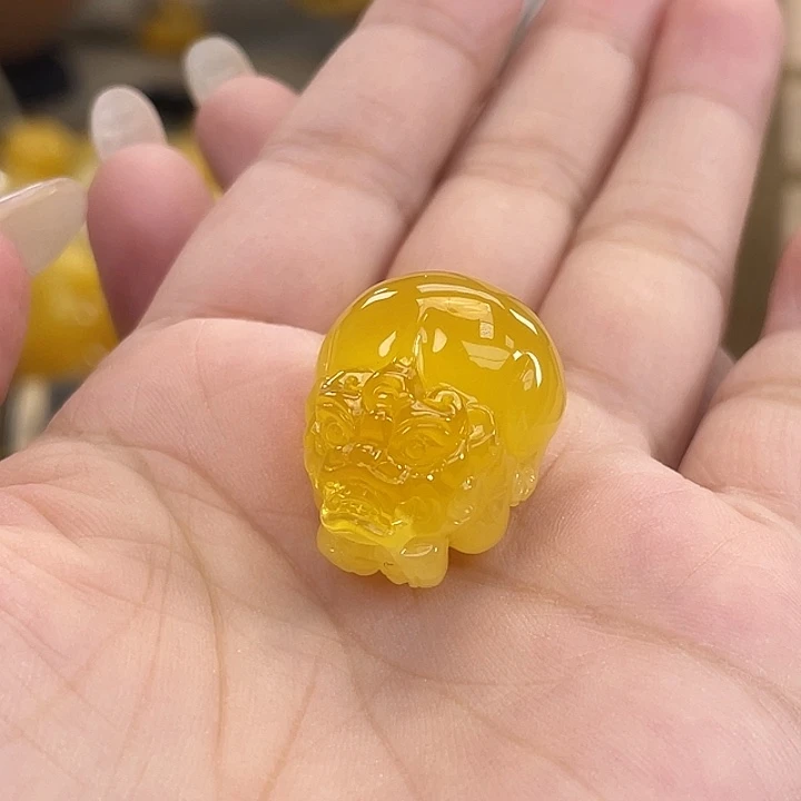 琥珀未镶嵌珠宝奇石琥珀h14