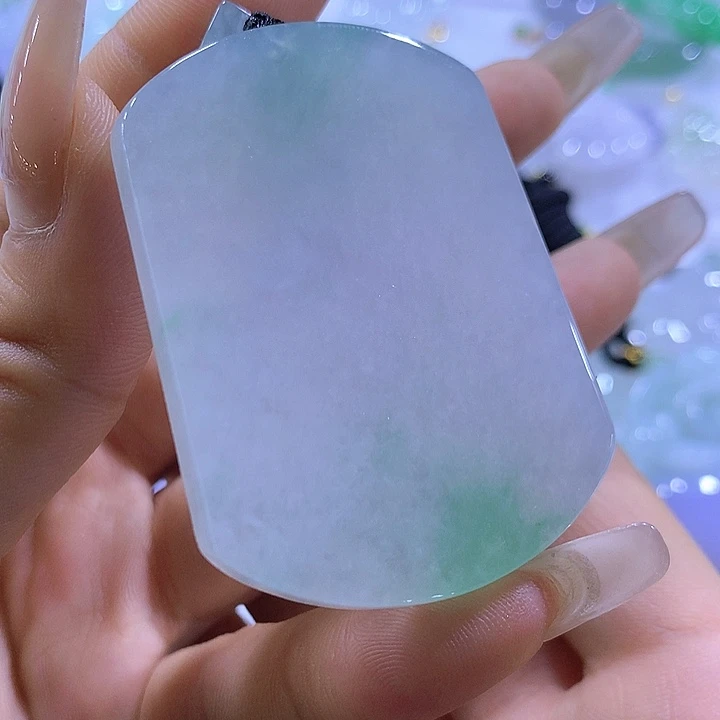 翡翠未镶嵌颈饰天然翡翠A货吊坠