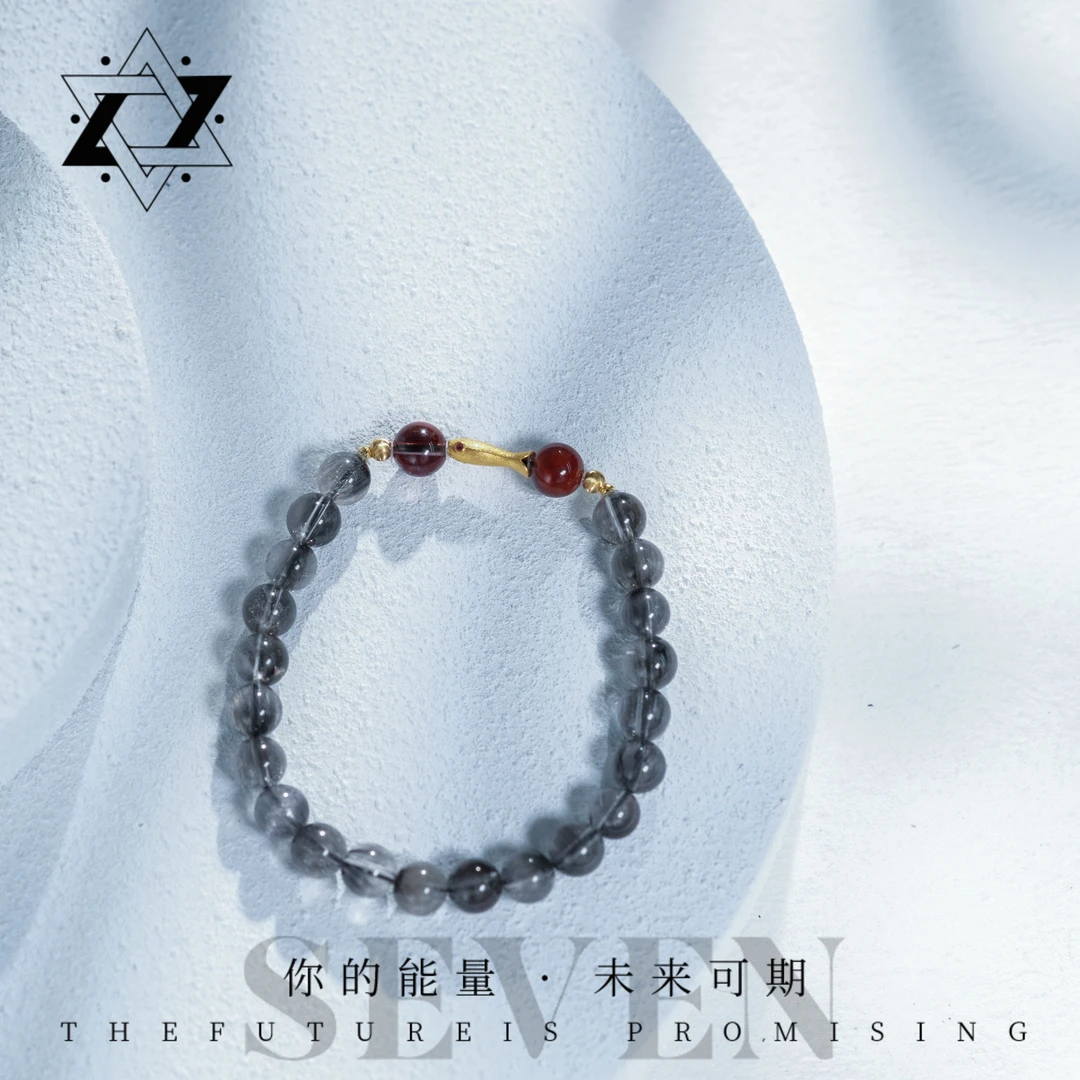 【思琦严选】6.5m+黑银钛+7m+荆棘玫瑰18k手串（多样性发货）