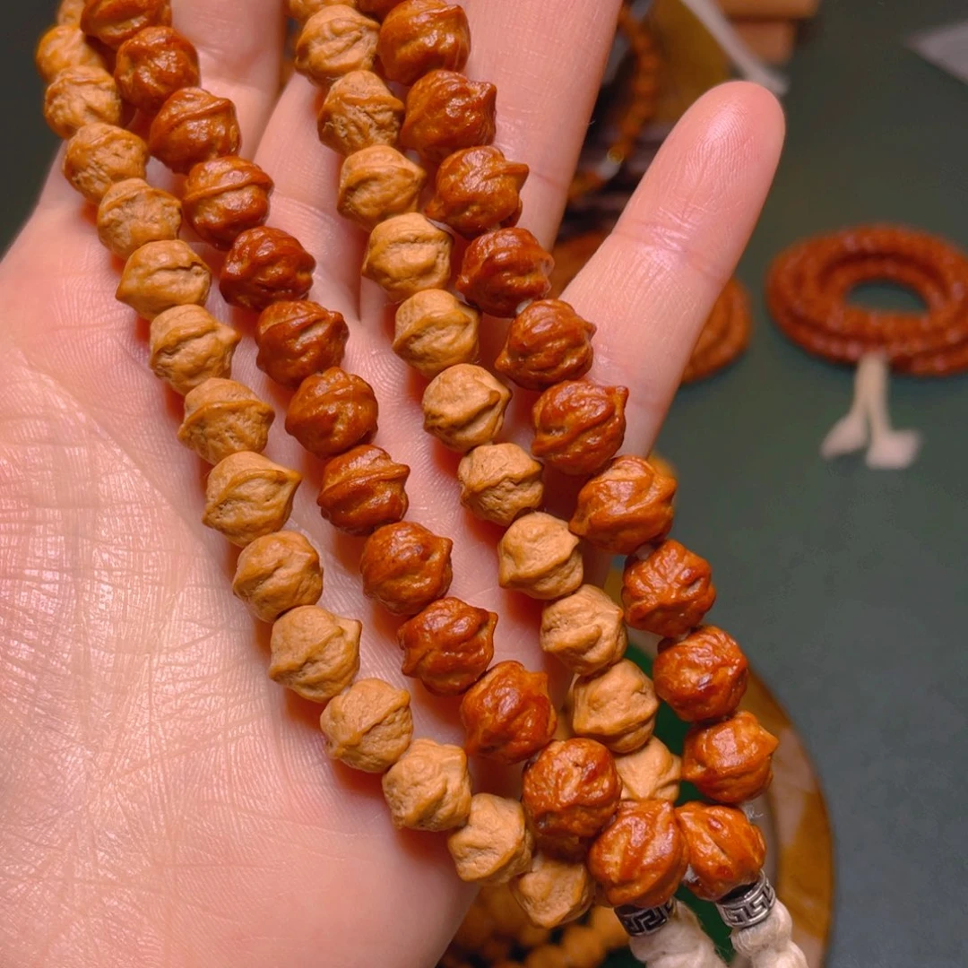 柏香籽/百香籽吊坠白牙横打手持