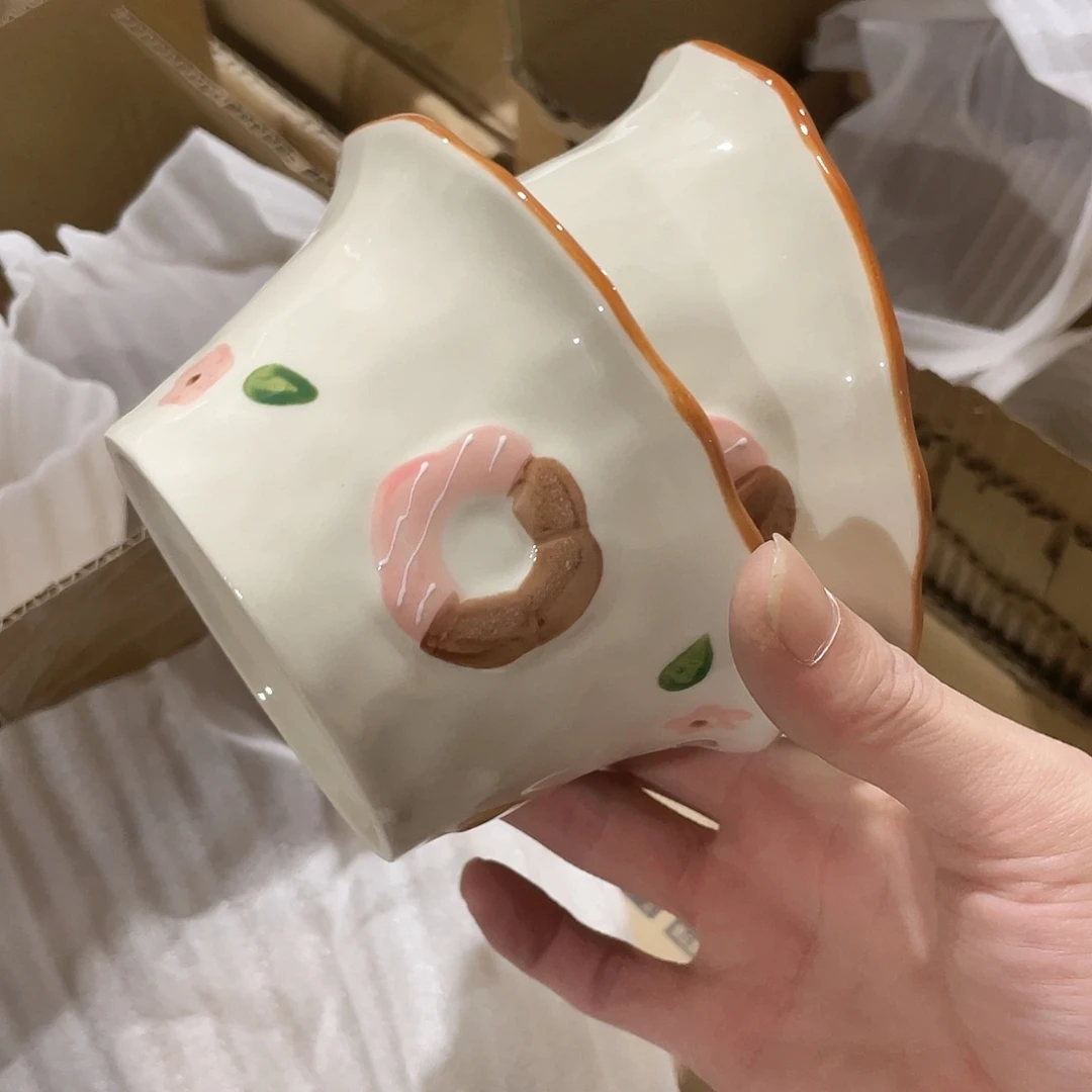 微瑕陶瓷餐具海派甜心五英寸甜品碗两个