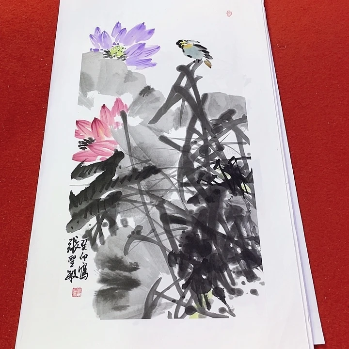 国画张圣敏先生纯手绘作品