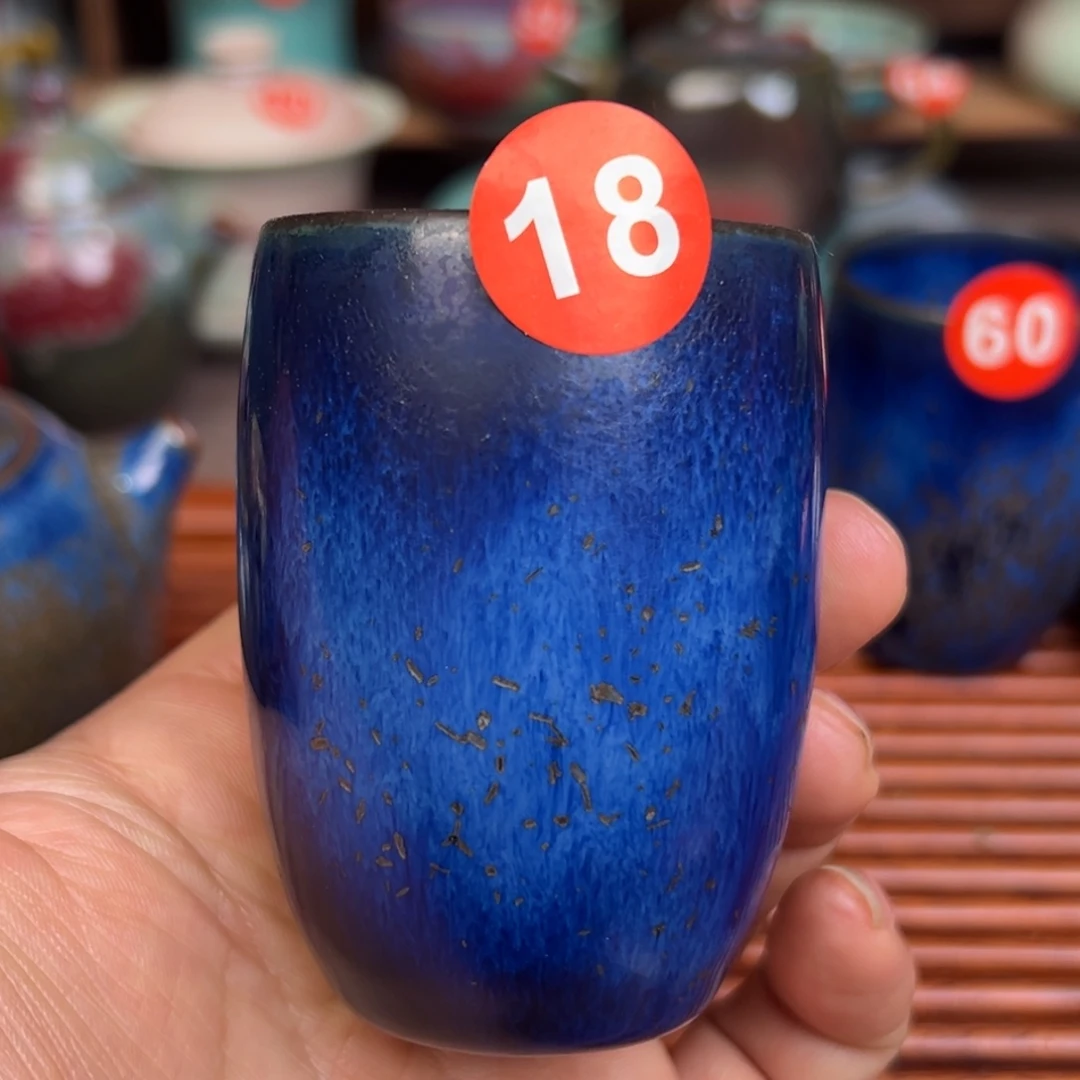 手工制作钧窑茶器