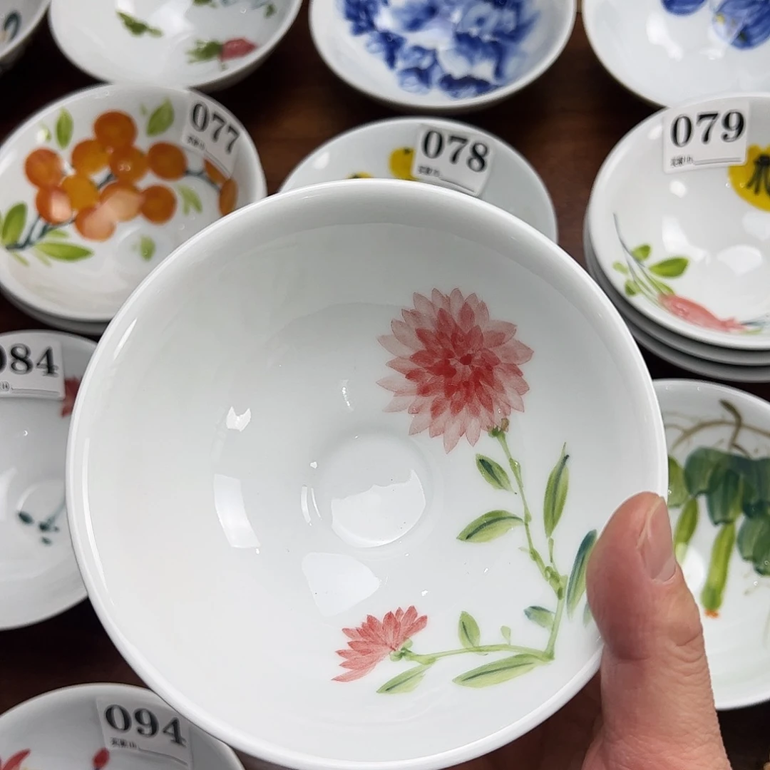 瓷片景德镇陶瓷手工手绘制作