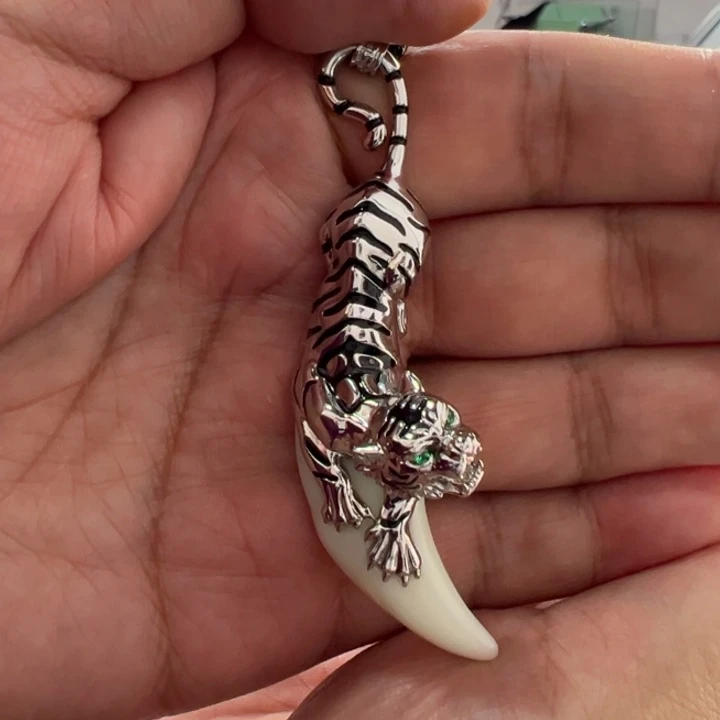 颈饰银S925镶嵌和田玉