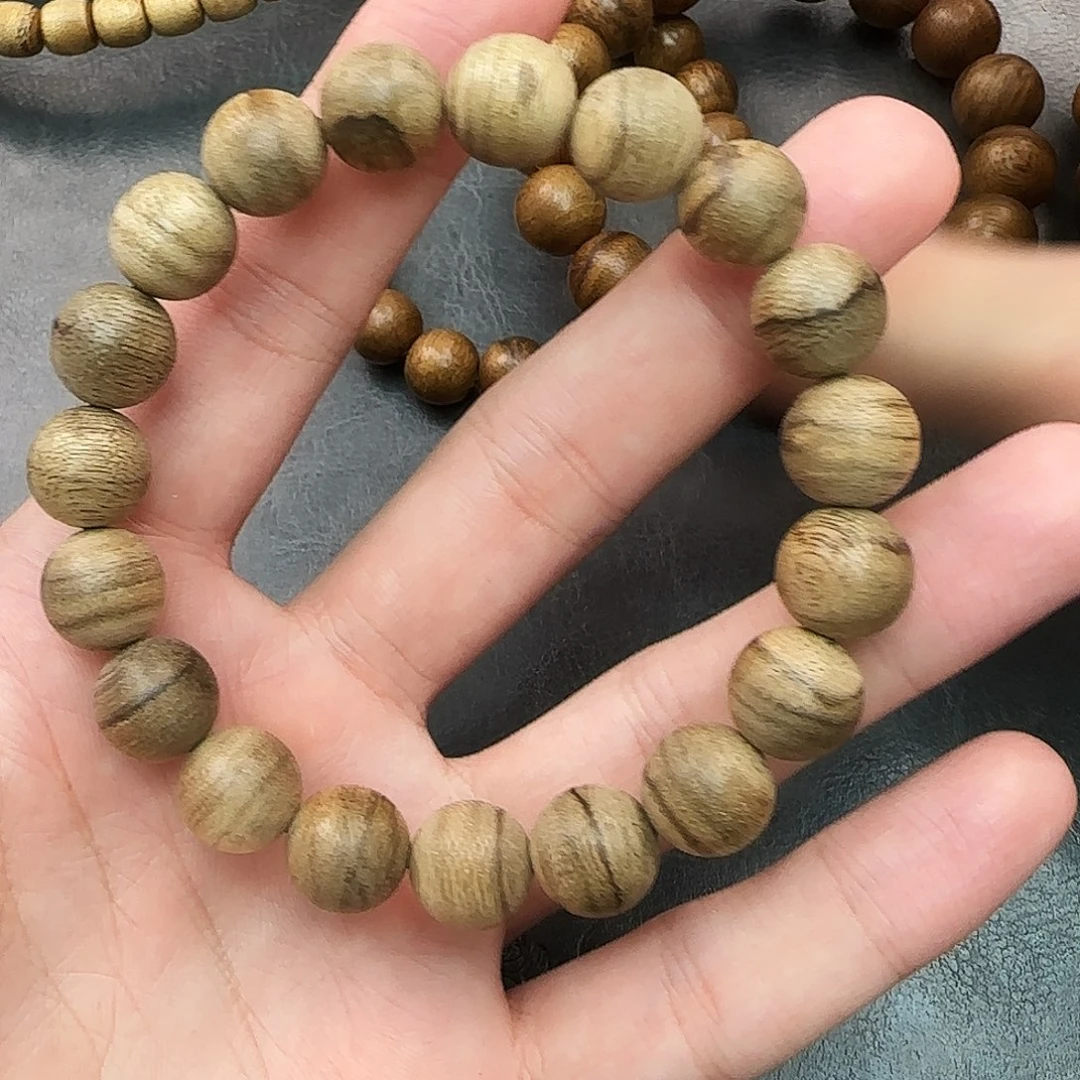 远***阳手串沉香ELQC1172，芽庄虎斑王单圈