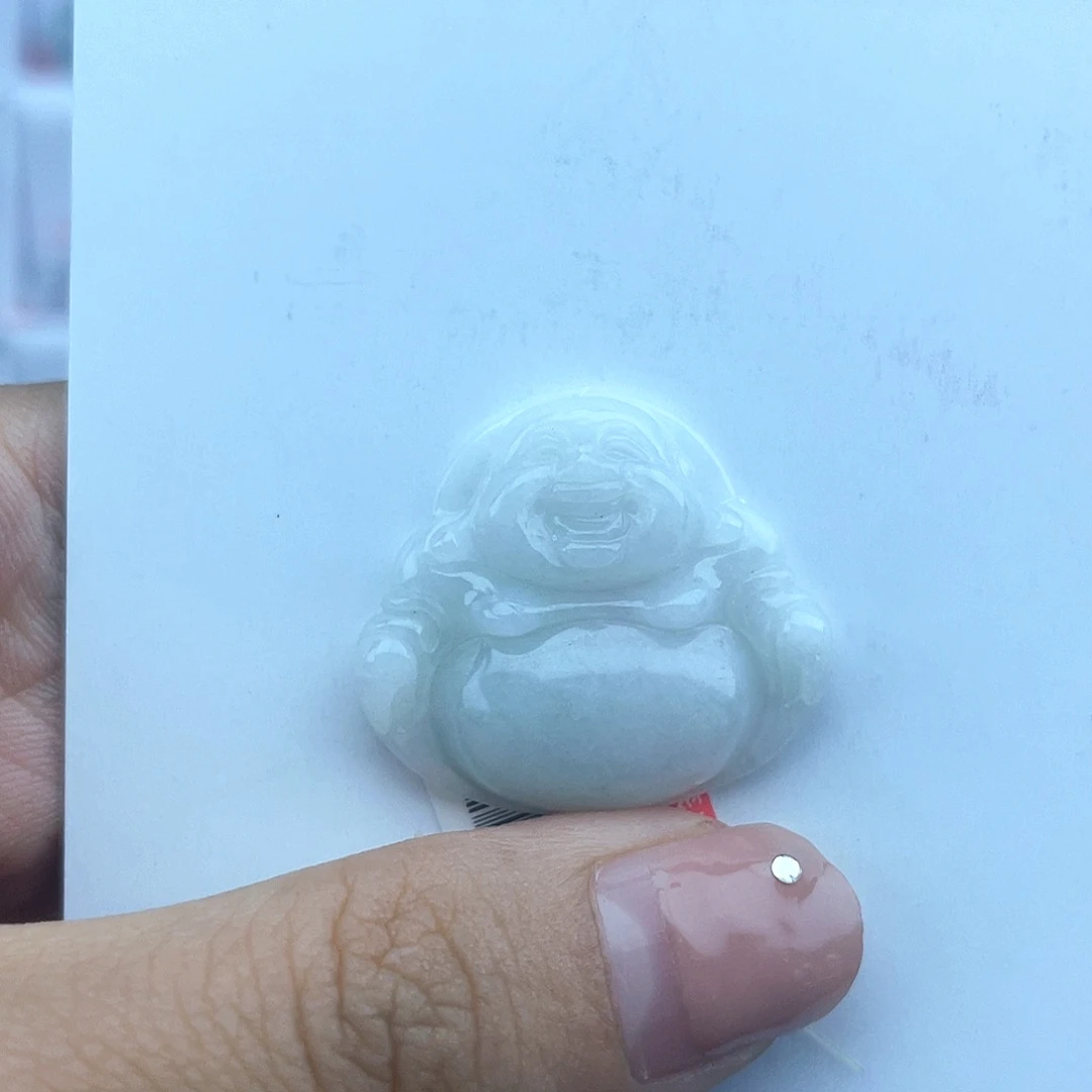 翡翠未镶嵌颈饰佛公