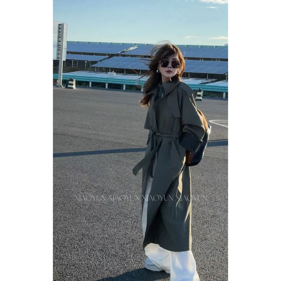 【随性酷飒】 小允姐姐2025新款时尚高级风衣