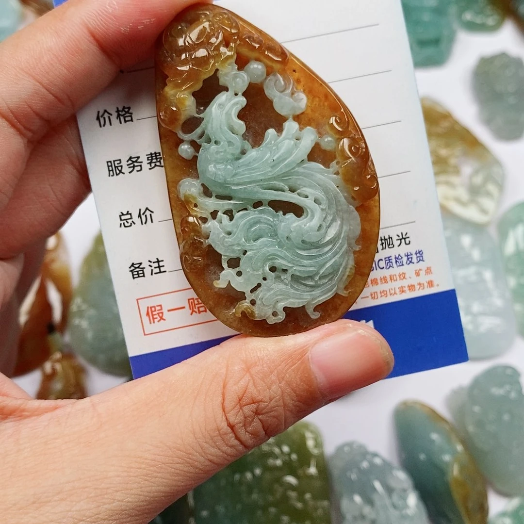 颈饰未镶嵌翡翠凤凰