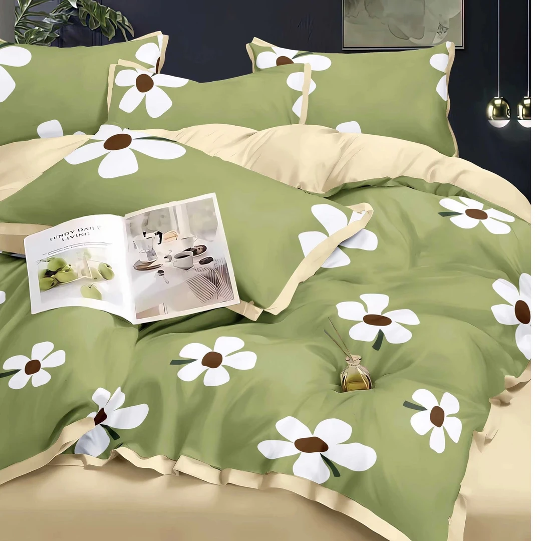 【双人床单花海】加厚牛奶棉秋冬保暖加绒舒适斜纹加密床单