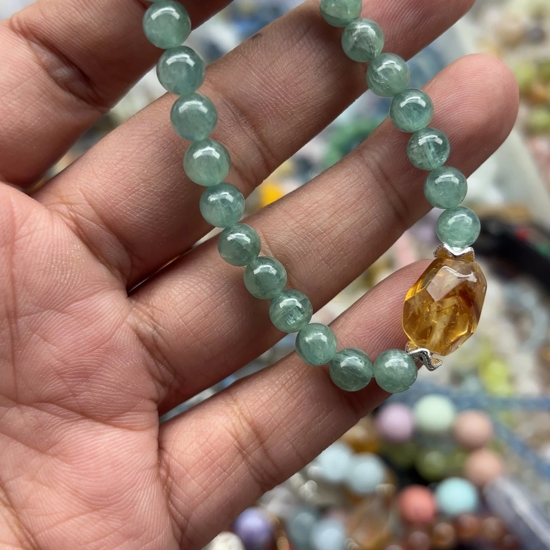 水晶手链银S925镶嵌