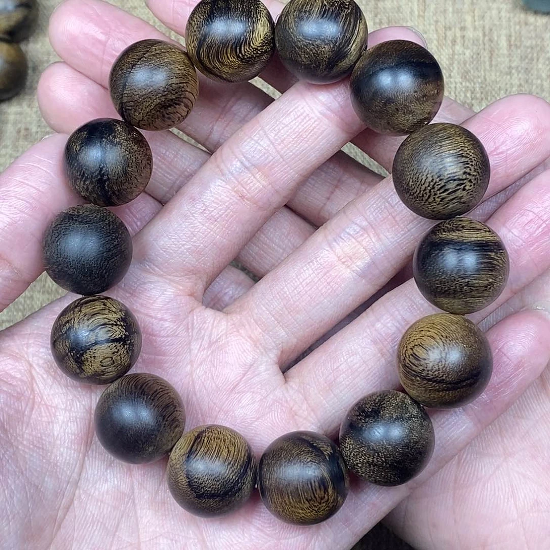 沉香手串用****0越南芽庄白棋楠
