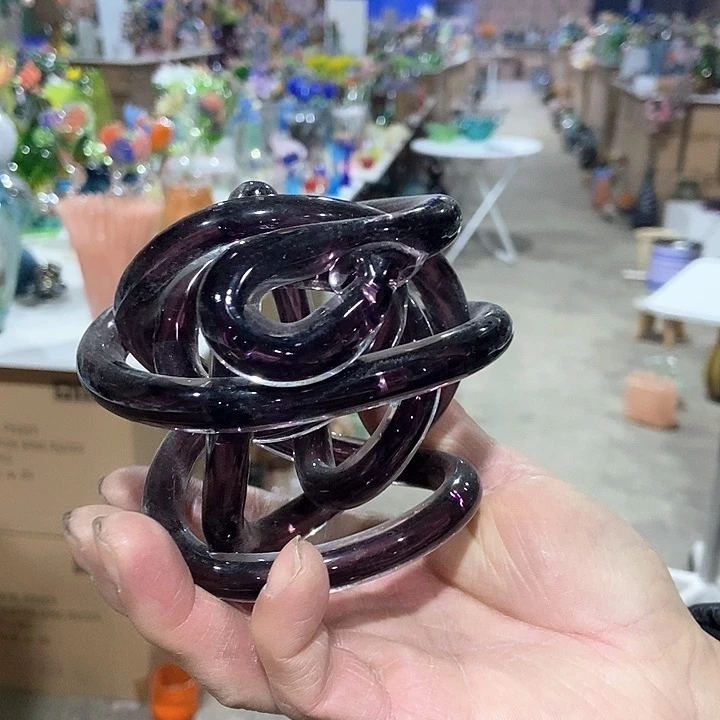 琉璃琉璃花瓶高8口8