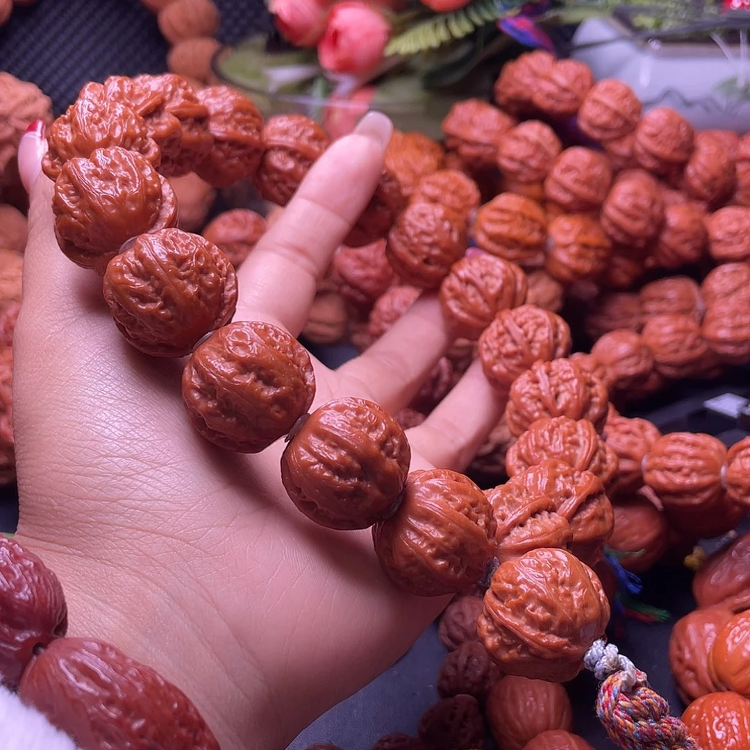 铄***活文玩核桃手串粗筋京八棱