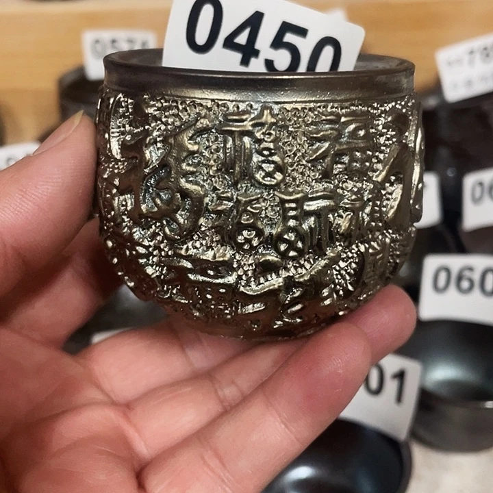 杯子陶柴烧纯手工450