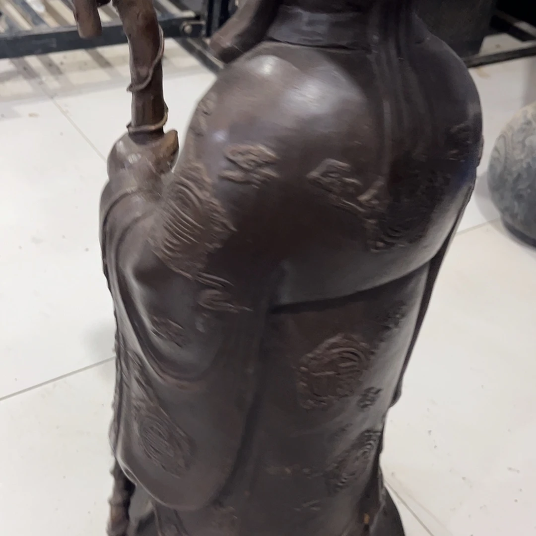 紀***面闪电购铜摆件工艺品