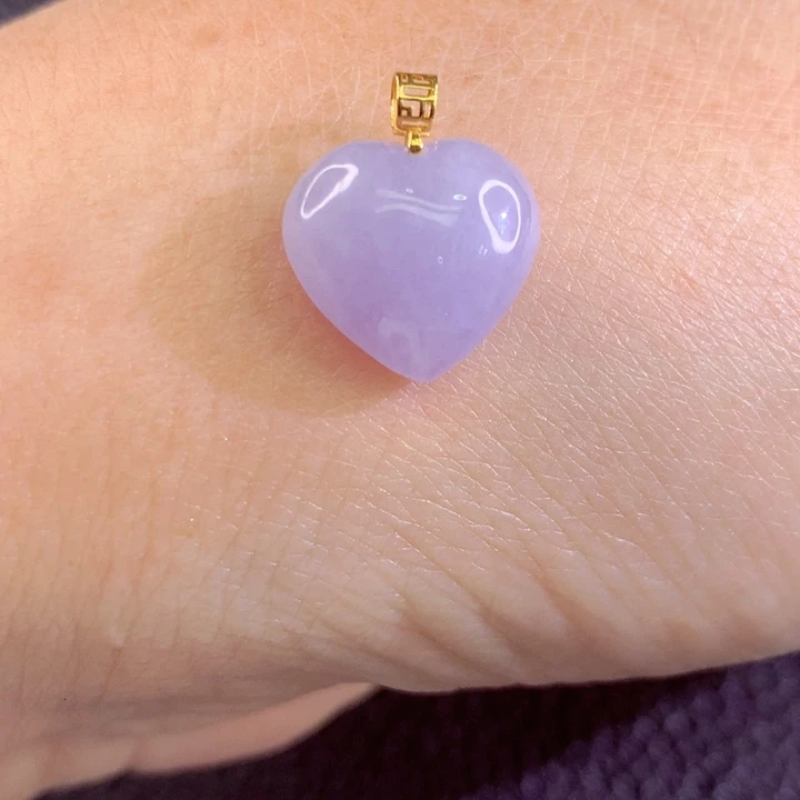 翡翠18K金镶嵌颈饰翡翠