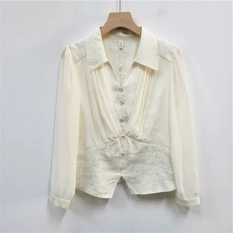 【Z060】设计师款女装外套提花锻小衫时尚百搭中国风时尚百搭小衫