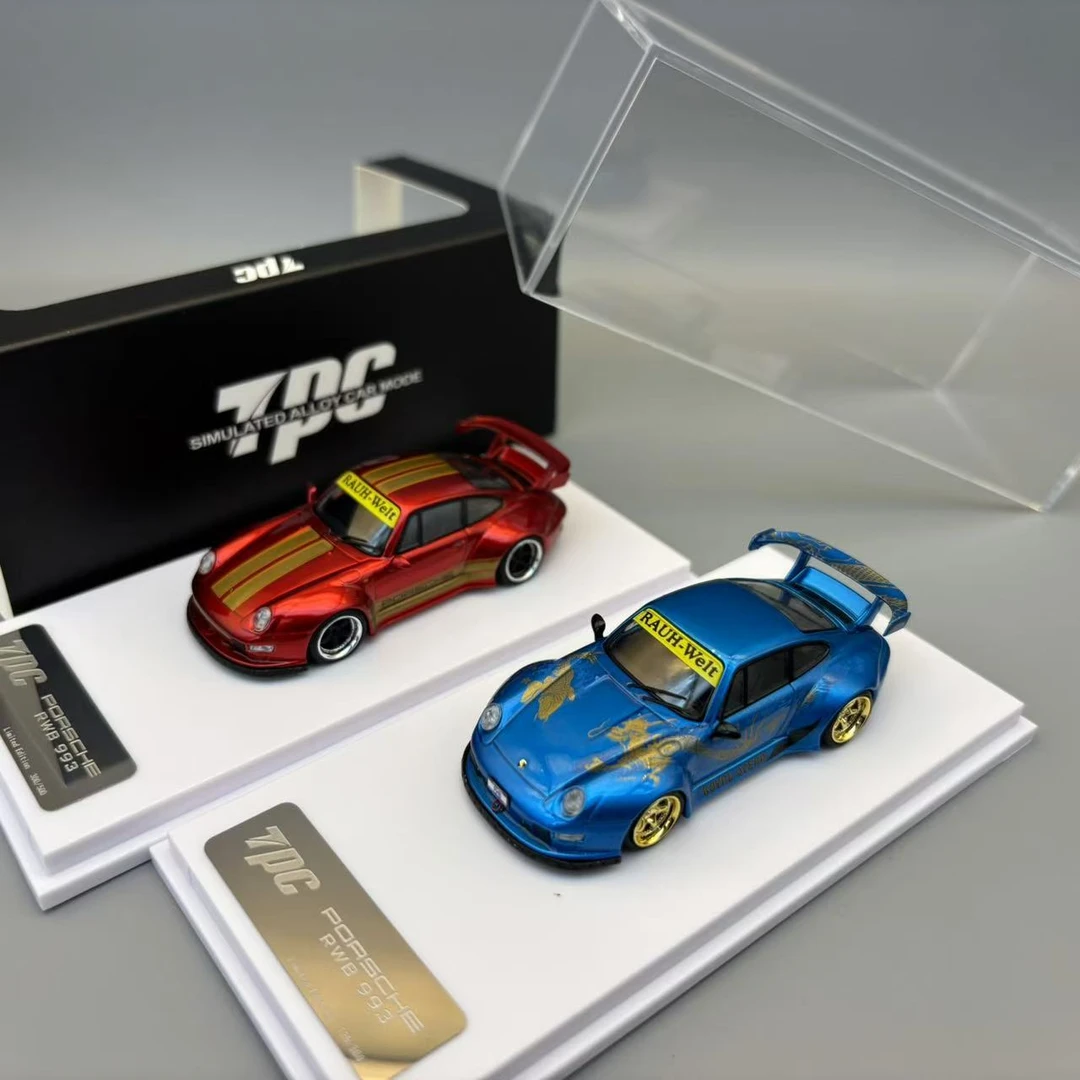 TPC 1:64 保时捷 RWB 964 993宽体改装 仿真合金汽车模型收藏摆件