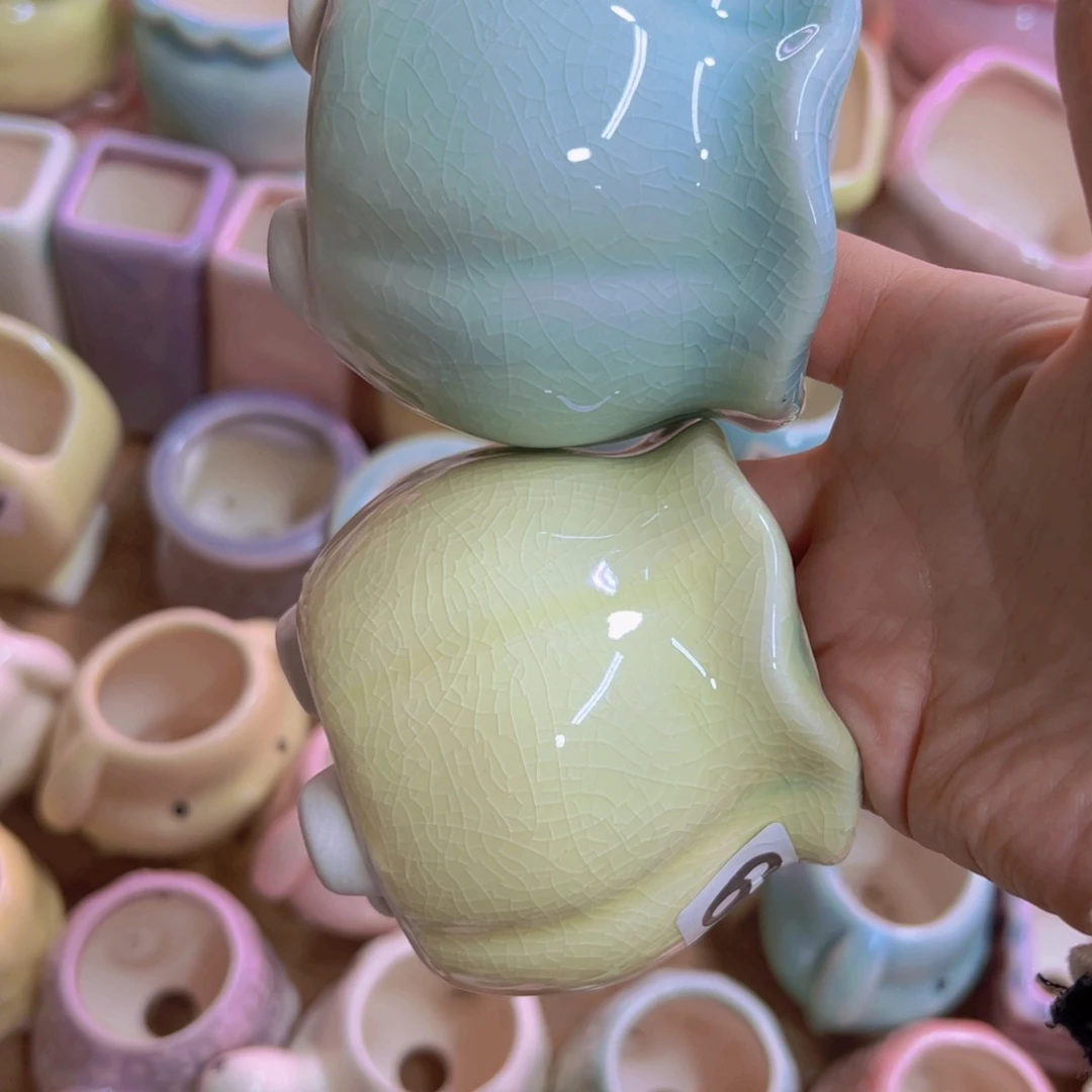 陶瓷花盆当场凑满12包邮