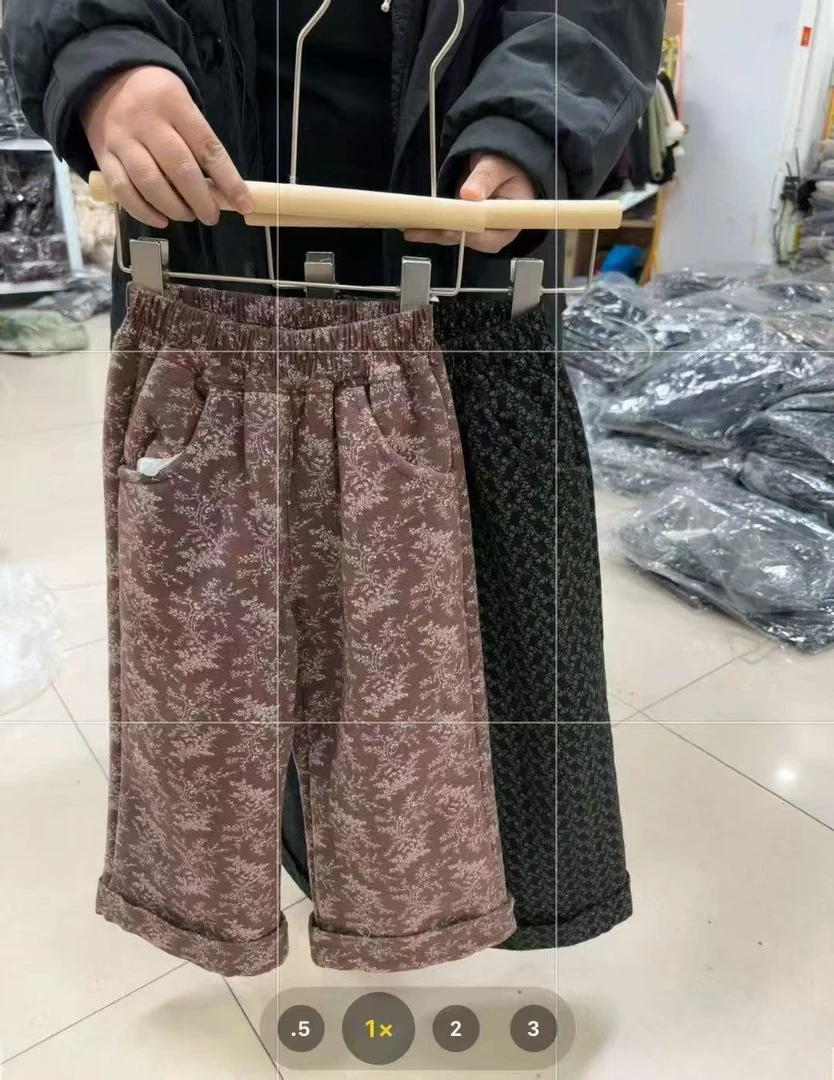 【阔腿裤】女童加绒加厚北极绒女童洋气时尚百搭款