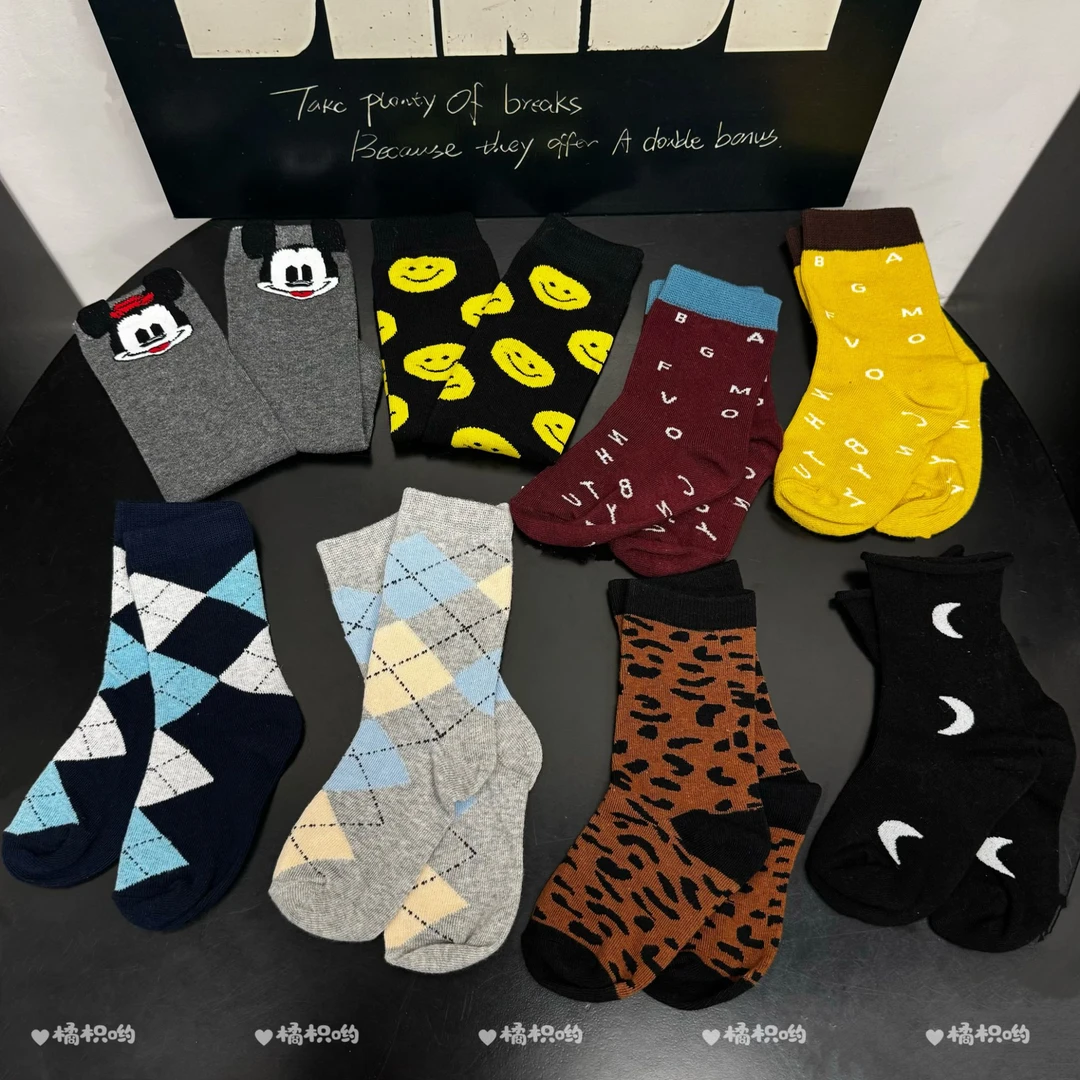 【橘枳哟】薄款棉四季袜