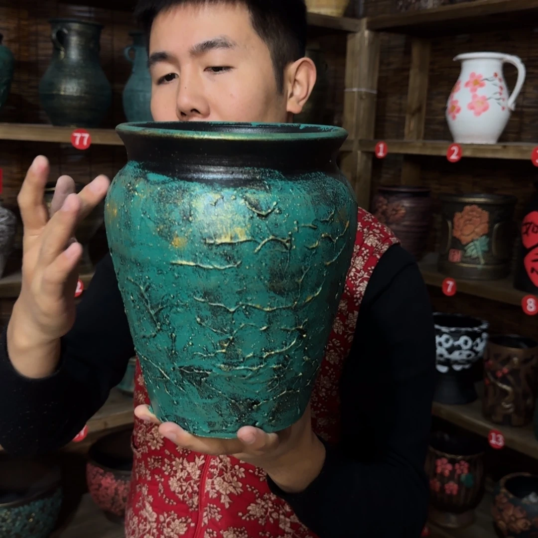 带孔高端浮雕花盆炸炸炸炸