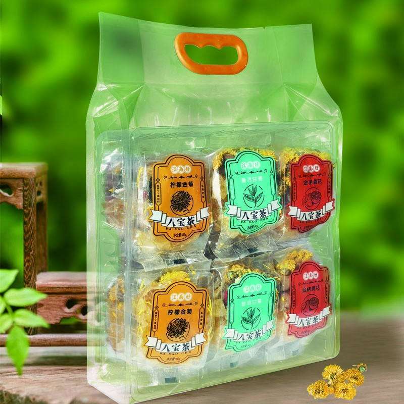 江南好八宝茶960g柠檬金菊金银百合三炮台八宝茶内置12小包茶