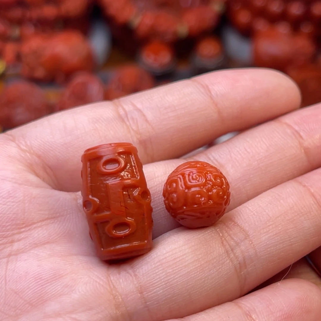 南红玛瑙天然南红精工配饰未镶嵌