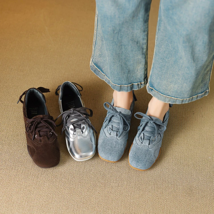 3cm~内增高德训鞋女单鞋勃肯鞋老爹鞋休闲平底鞋阿甘鞋真皮软底鞋