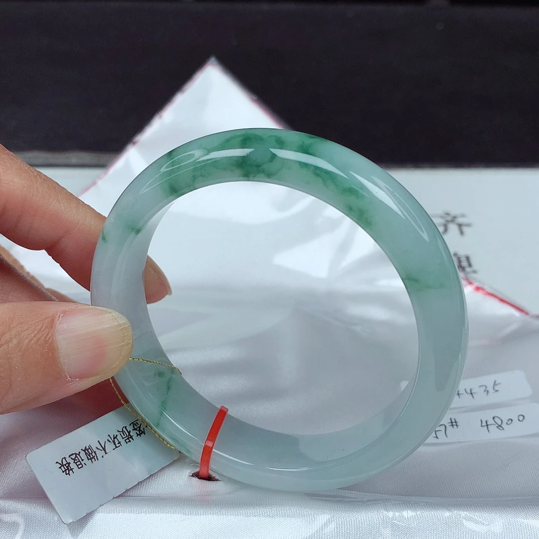 未镶嵌手镯翡翠57圈4435
