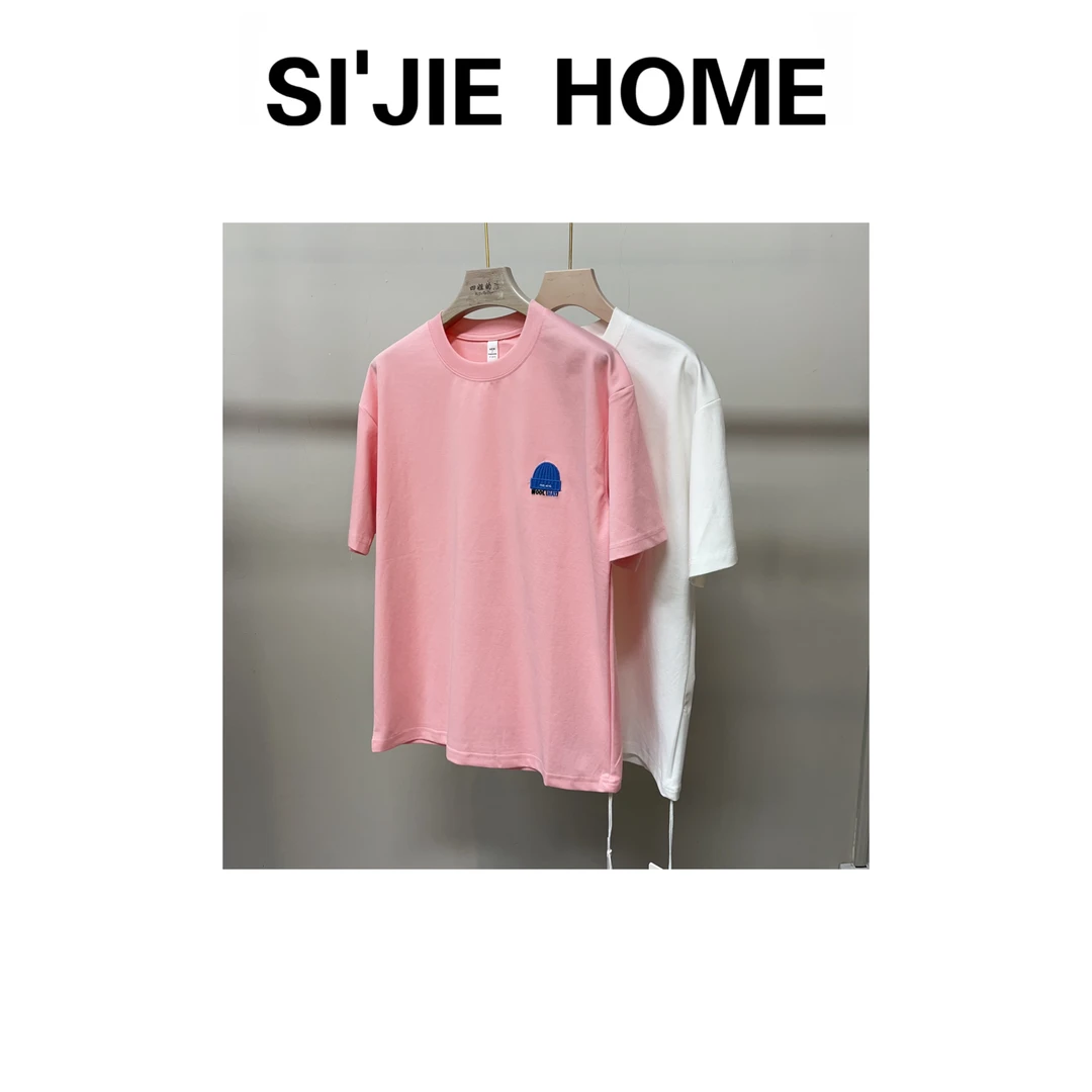 【四姐家】蓝帽子刺绣大T恤 92161