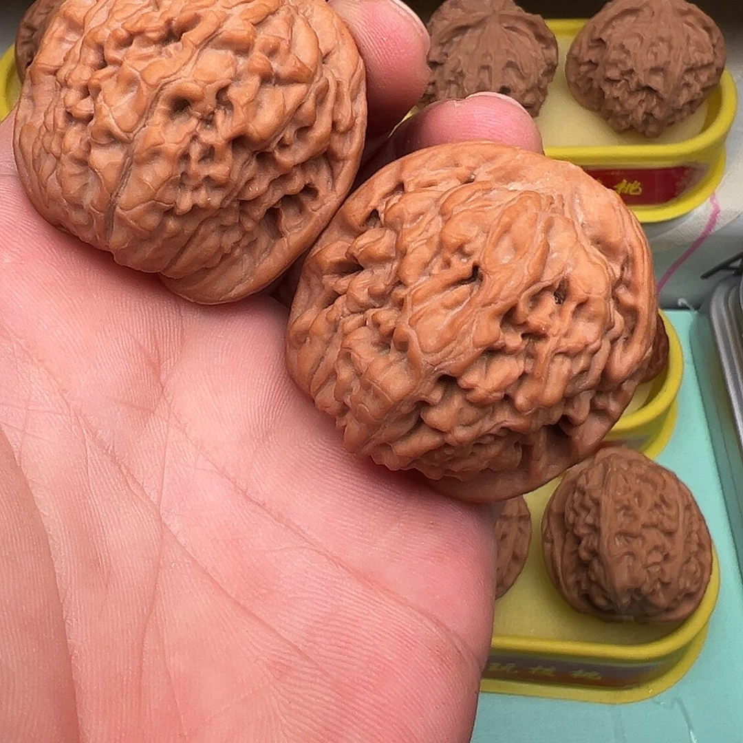 吊坠文玩核桃莲花42