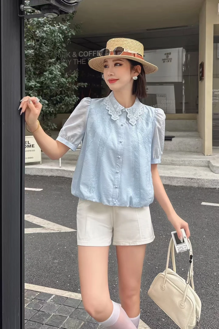 【齐齐公主推荐】2025年夏季新款时尚潮流女装上衣