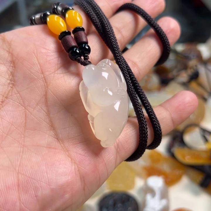 玛瑙/玉髓吊坠(不含链)未镶嵌