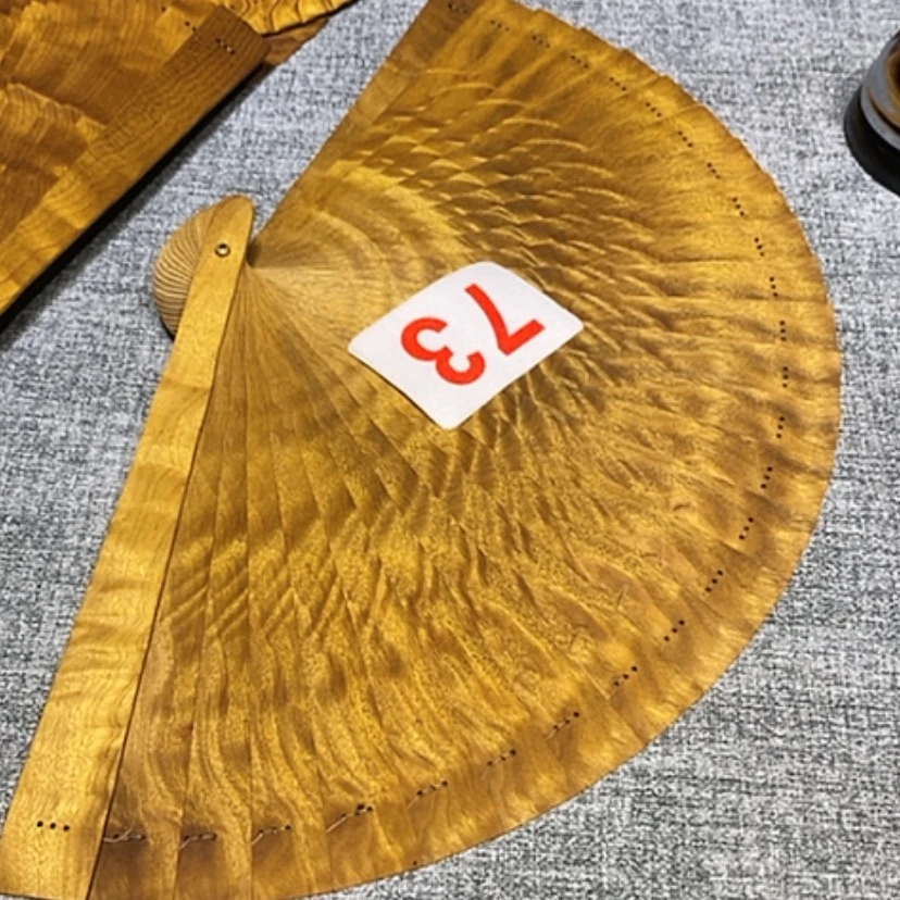 【闪购商品】金丝楠M**s金丝楠木扇子