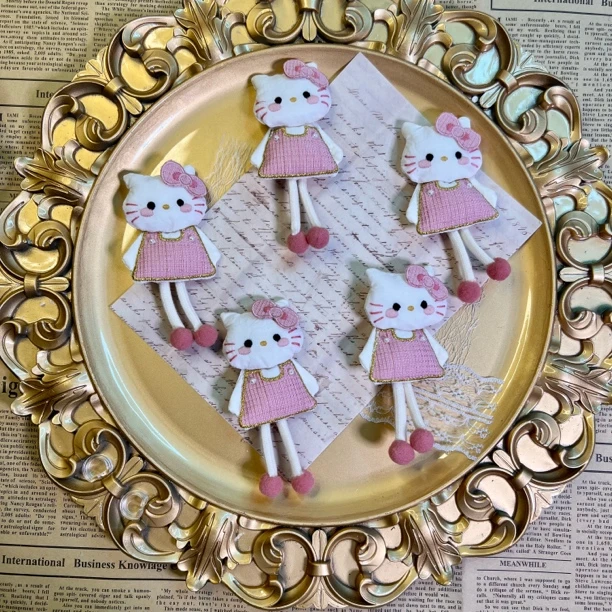 【Diy布艺充棉材料配件】胸针发饰发圈饰品包包挂件系列（满50包邮）