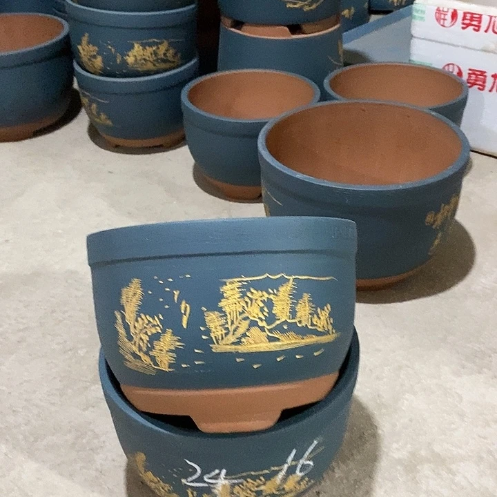 紫砂花盆紫砂花盆