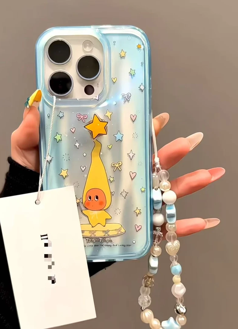 可爱立体星星高礼帽舞台小男孩适用iphone16pro手机壳15苹果新款